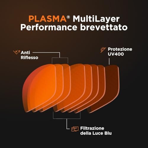 • Occhiali Luce Blu Uomo Donna | Occhiali Gaming Anti Luce Blu Protezione Ottimale Anti-Fatica | Amber - Gadget - Immagine 3