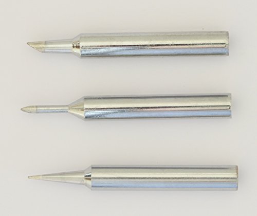 Pack of 3 Assorted Replacement Tips for The Antex XS25 Soldering Iron (MMF00J0)