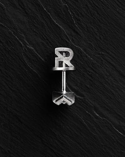 Pendientes vikingos de plata 925 LABIRINTO el regalo unisex perfecto de talla única 5