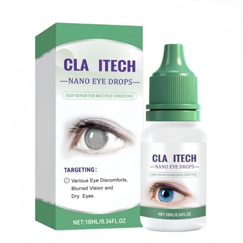 YOOJ Nano Eye Drops Serum Soothing Moisturising Hydrating Eye Drop Lubricating Brightening Drops for Dry Eyes Itchy Relief & Vision Recovery Gentle Fatigue Relief