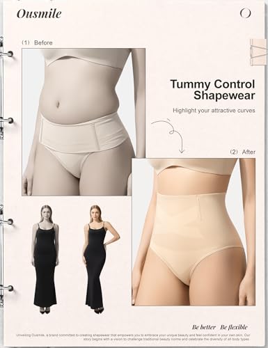Image of Shapewear Tummy Control Underwear for Women High Waist Panties | Body Shaping Panty Girdle,Breathable No Rolling Briefs for Under Dress