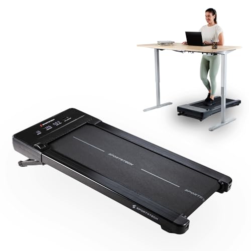 Spad500 Laufband, 126 x 58 x 15,8 cm, 27,6 kg, 120 kg max. Benutzergewicht, 1-8 km/h, 1838 W, Bluetooth