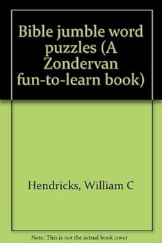 Paperback Bible jumble word puzzles (A Zondervan fun-to-learn book) Book