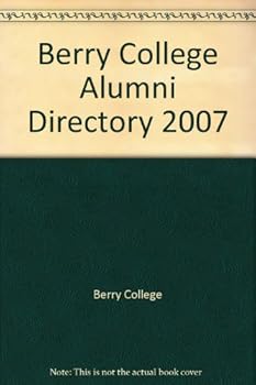 Hardcover Berry College Alumni Directory 2007 Book