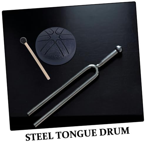 Mini Steel Tongue Drum portátil de 6 notas color azul miniatura 7