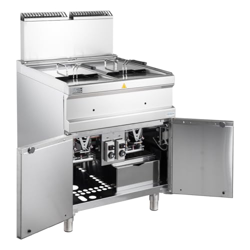 GastroHero Gas-Fritteuse Serie 77-70/70 14+14 Liter Gastronomiebedarf – Bild 7