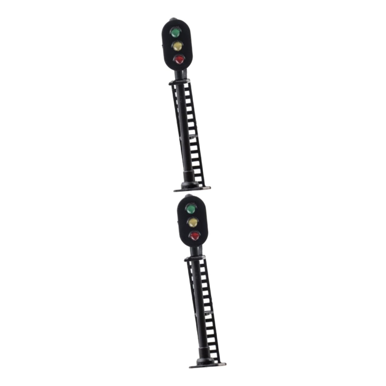 SEWOART 2 Piezas Modelo de Luces de Tren señal de Bloque n Escala Modelo de luz de Carretera maquetas de Trenes Accesorio de maqueta de semáforo pequeña decoración de semáforo Abdominales
