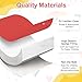 HONEY JOY Toddler Climbing Toys Indoor, 7-Piece Soft Climbing Foam Block Activity Play Structure, Gym Equipment for Child Development, Waterproof & Easy to Clean Climb and Crawl Playset, Gift (Red)