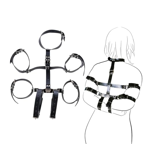 Zwangsjacke Self Bondage Fesseln & Bondage Fußfessel Bdsms Fesseln Hand und Fuß Handfesseln für Sm Bondage Seile Bondage Armbinder Selfbondage Petplay Bondage Sack Fußfesseln SM Fetisch Sex Toy