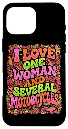 �T�C�P�f���b�N I Love One Woman And Some Motorcycle �X�}�z�P�[�X iPhone 16 Pro Max �p
