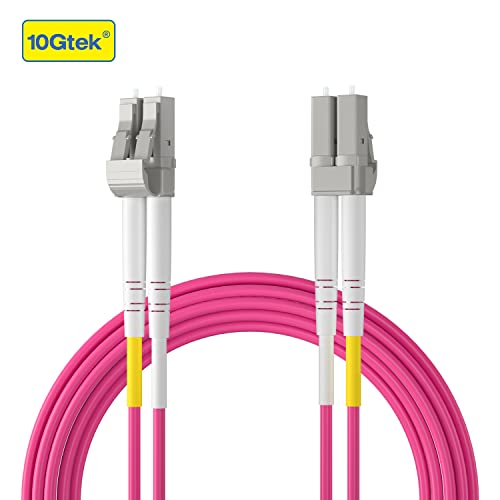 Image of 10Gtek Fiber Patch Cable - ๐๐ ๐๐ผ ๐๐ ๐ข๐ ๐ฐ 10Gb /Gigabit Multi-Mode Jumper Duplex 50 /125ฮผm LSZH Fiber Optic Cord for SFP Transceiver, Magenta, 12-Meter(39.4ft)