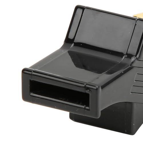 Silbato para árbitro de baloncesto negro dorado miniatura 4