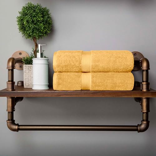 BLUENILEMILLS Madison Egyptian Cotton Bath Towels, Towel Set for Bathroom,