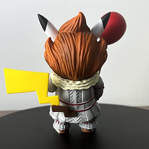 Pelnyc Horror Movie It Pennywise Cosplay Action Figure Collection Statue Birthday Toy Gift 4.33 In #TOP3