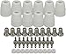 RIVERWELD PT-31 LG-40 Plasma Cutter Torch Body 20072 Roller Guide Wheel Spacer & Electrode 18205L Tips Nozzle 18866L Extended Nickel-plated Shroud Cups 18204 kit for CUT-50D 40 50 CT312 42pcs