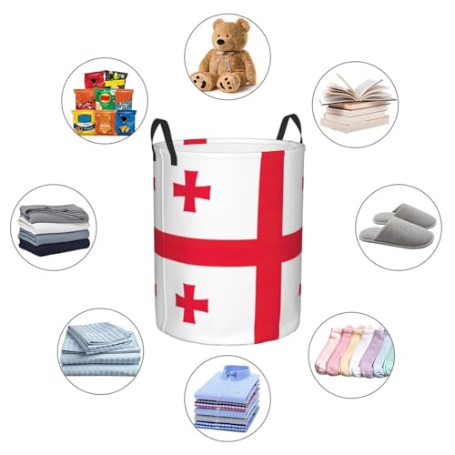 Grand panier à linge Géorgie idéal pour ranger le linge et les couvertures - 7