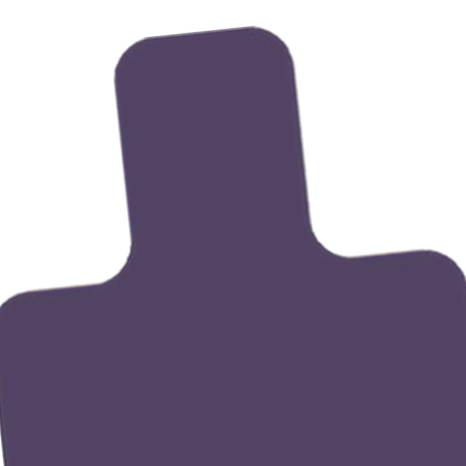 Tappetino per Pilates Reformer, Tappetino per Esercizi Portatile, Spesso, Professionale, con Gomma, Assorbente del Sudore, con Borsa a Rete P, Viola