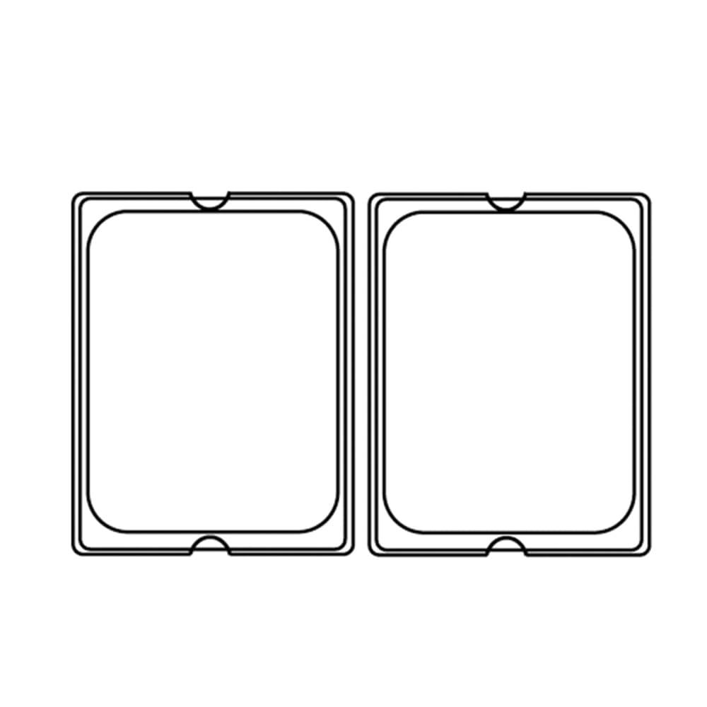 Coperchio Gastronorm 1/2 Per - Codice 202,06/07-113,42 32,5X26,5 Cm Trasparente Policarbonato - 12 Unità