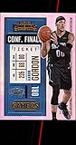 2020-21 NBA Contenders Conference Finals Ticket #83 Aaron Gordon SERPR75 Orlando Magic Official Panini Basketball Trading Card in Raw Condition (Near Mint or Better Straight from Pack and Box)
