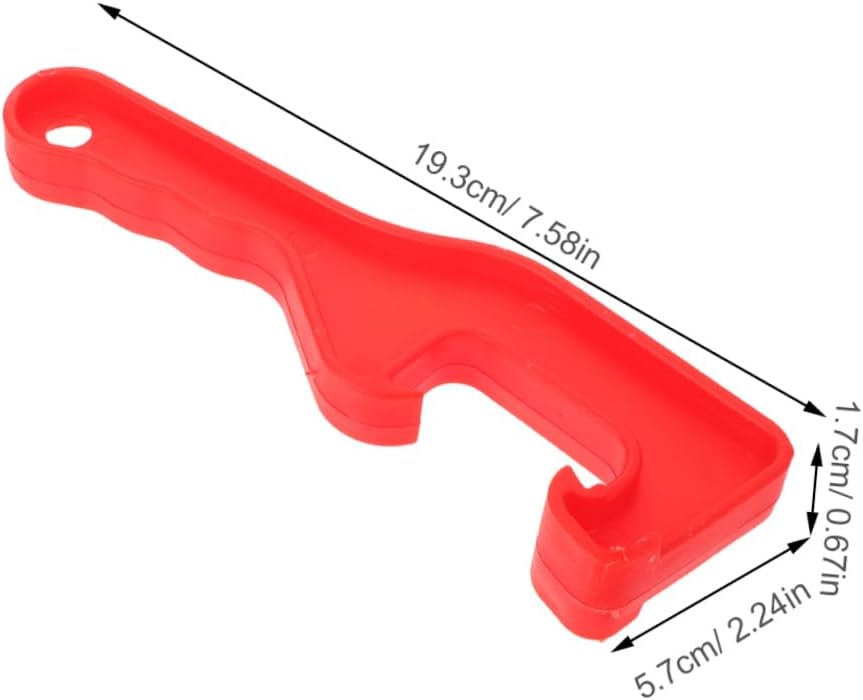 Generic 10PCS Paint Cask Lid Wrench - Reusable Plastic Gallon Paint Can Openers - Bucket Lid Opener - Manual Handle Tool for Industrial Use