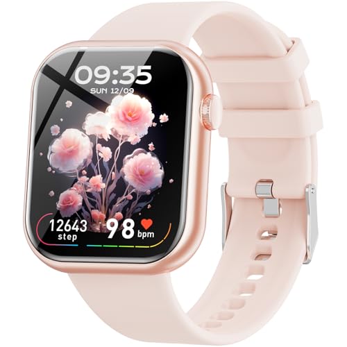 Hwagol Reloj Inteligente Mujer Hombre, 1.85' HD Smartwatch Mujer con Bluetooth Llamada, Reloj Smartwatch con 140+ Modos Deportivos/Pulsometro/SpO2/Sueño, Relojes Inteligentes para Android iPhone