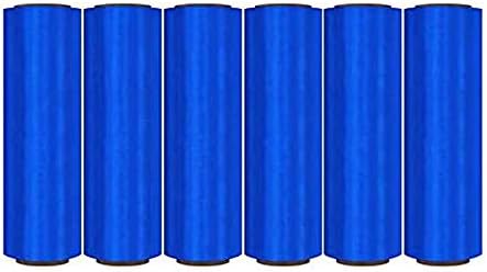 St@llion 4 Pcs Roll 400mmx250m Blue Strong Shrink Wrap Pallet Stretch For Wrap Parcel Packing