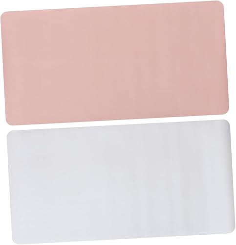 Miniatura 5 de STOBOK 2 almohadillas de escritorio, alfombrilla para teclado, alfombrilla de mouse para teclado, alfombrilla decorativa rectangular para mouse,