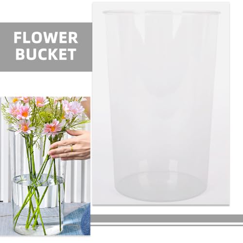 Seaux à fleurs multifonctionnels en polycarbonate incassable pour décoration
