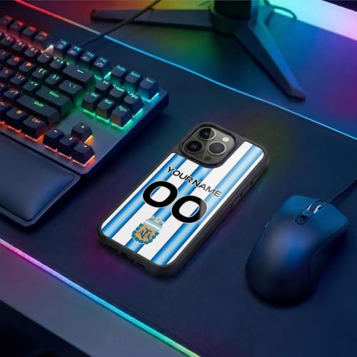 Coque Argentine iPhone 15 Pro Max personnalisable idéale pour les soirées match de foot