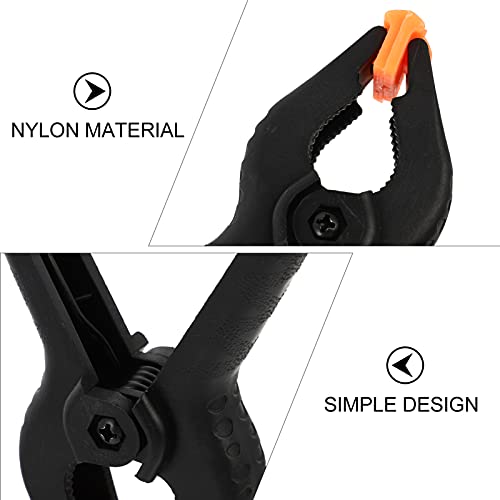 ARTIBETTER 10Pcs Clipes Grampos Backdrop Muslin Fundo Preto Heavy Duty Grampo para Photo Studio Back