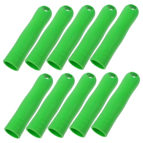 SOLUSTRE Mop Accessories Kit 10pcs Plastic Mop Handle Tips End Caps for Mop Rod Easy Install