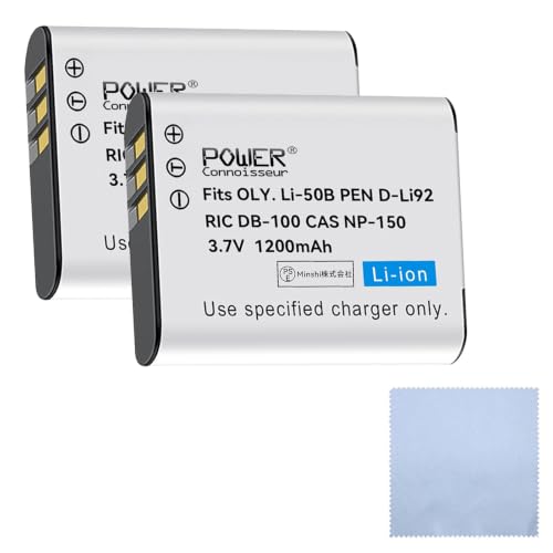 �Ή� OLY.LI -50B PEN.D-LI92 CNP-150 �J���������o�b�e���[(2�Z�b�g)1200mAh 6IM [���s�A���i] | DB-100 SZ20 TR100