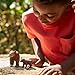 Schleich Wild Life - 4 PC Grizzly Bear Figure Toy Playset - Realistic Mom and Baby Brown Bear Cub Figurine with Fish for Kids and Toddlers - Educational Animal Toys for Boys and Girls Ages 3+ - 42473