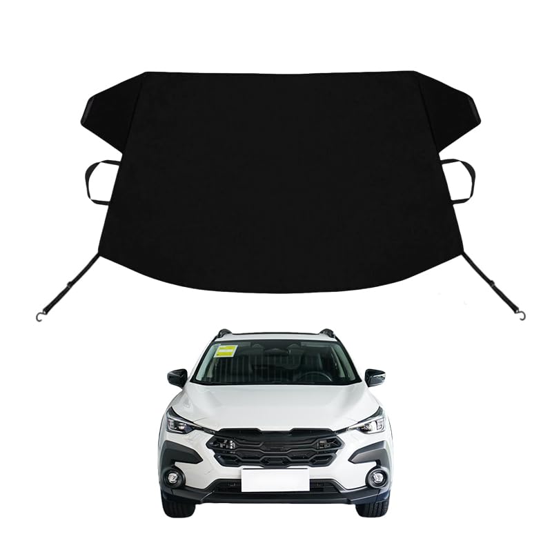 Image of Crosstrek Custom Windshield Cover for Ice and Snow for Crosstrek Windshield Snow Cover 600D Shade Blocks Winter Frost Hail Protector Car Accessories
