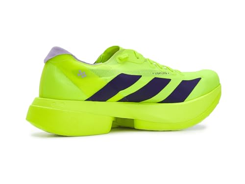 Image of adidas Women's Adizero Adios PRO 4 W Solar yellowAurora Plum /Powder Plum 9.5 US