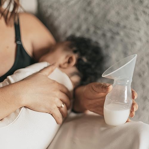 Dr. Brown’s Lanolin + Nipple Balm, 100% Silicone Breast Pump Breast Milk Catcher, Travel Bag, and 4oz Anti-Colic Options+ Baby Bottle, Level 1 Nipple & Lid - image 8