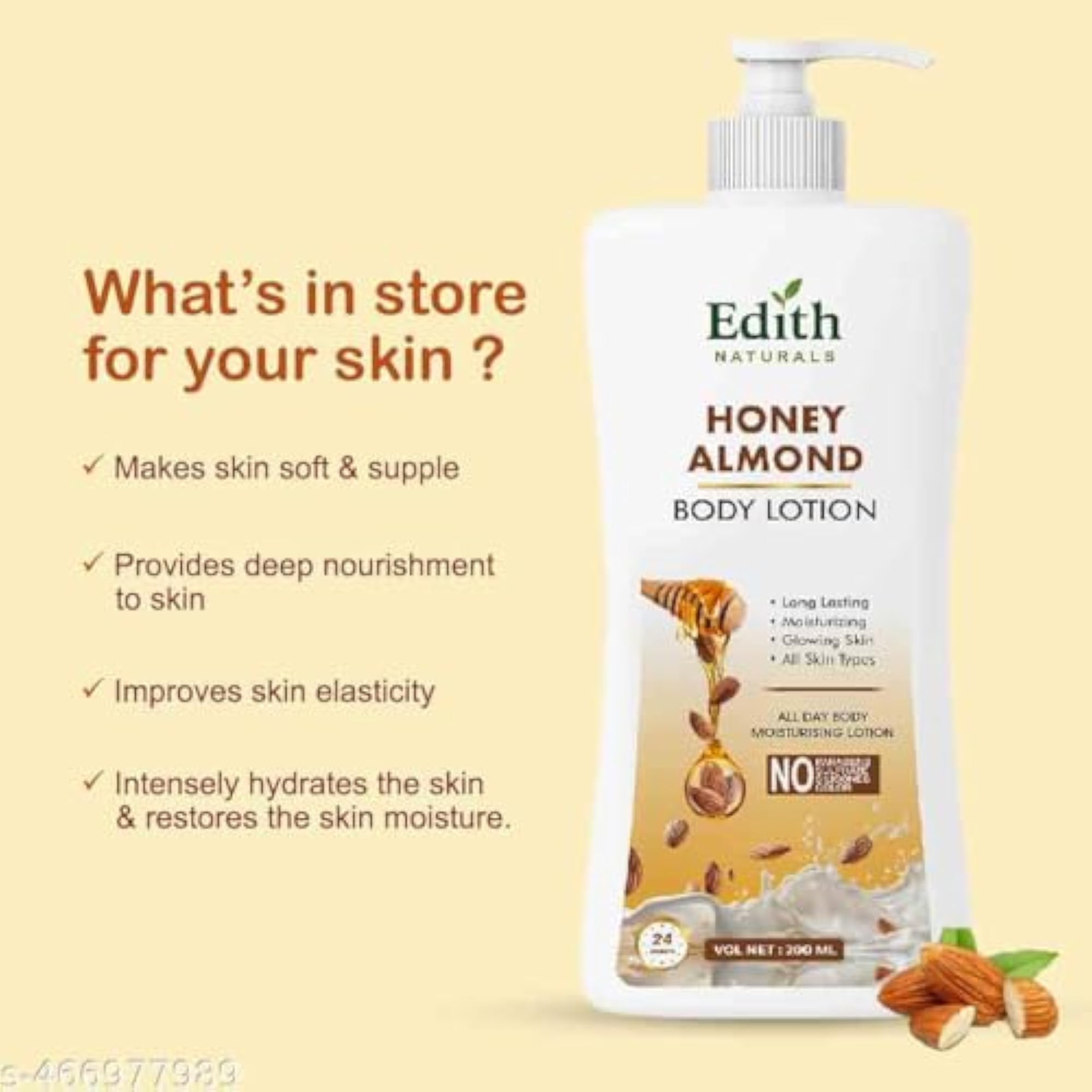Honey Almond Body Lotion, 200 ml