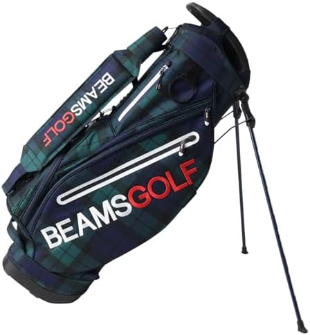 BEAMS GOLF スタンドキャディバッグ ブラック Amazon.co.jp: [ビームスゴルフ] キャンパス・バッグ ブラックウォッチ
