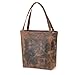 BERLINER BAGS Vintage Genuine Leather Tote Bag Seville, Handbag, Large Shopper for Women - Brown