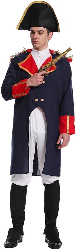 Men's Napoleon French Emperor Halloween Dress Up Costume