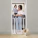 Dreambaby® AVA Slimline - Extra-Schmale Tür- & Treppengitter 61-68cm - Druckinstallation. Geeignet für Türen, Flure und Treppen (Farbe: Weiß)