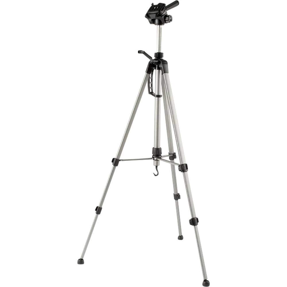 Cullmann Germany 52128 Kit Trépied à manivelle 184 cm ultraléger 1250 g avec étui et tête à 3 voies pour appareil photo photo compact DSLR CSC BRIDGE DV Alpha 2800 Argenté