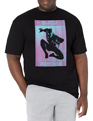 Marvel Halftone Panther T-Shirt Homme pour un look streetwear