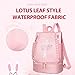 CNAFGBGG 1PC Dance Bag for Girls, Oxford Cloth Dance Backpack with Side Bags & Shoes Bin, Large Capacity Dance Bag with Adjustable Straps for Girls