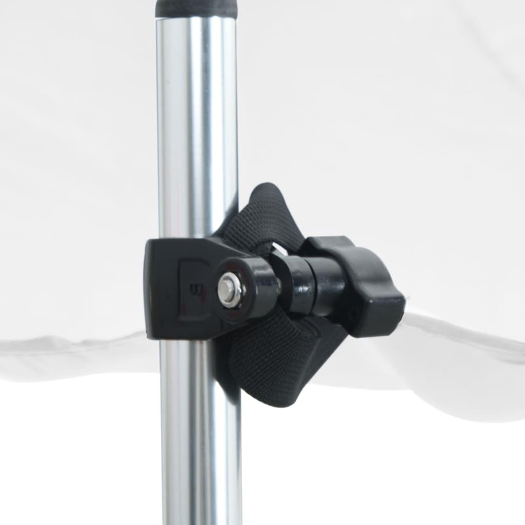 vidaXL Toldo T-Top Extensión, Capota Impermeable para Barco de Pesca Esquí, Cubierta de Embarcación, Pantalla de Extensión de Cortina, Blanco