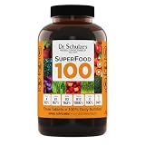 Dr. Schulze's SuperFood 100 - Everyday Superfood Supplement to Support Overall Wellness - Mutivitamin Support for Cellular Nutrition & Energy - Clean Ingredients - Gluten-Free & Dairy-Free - 270 Count