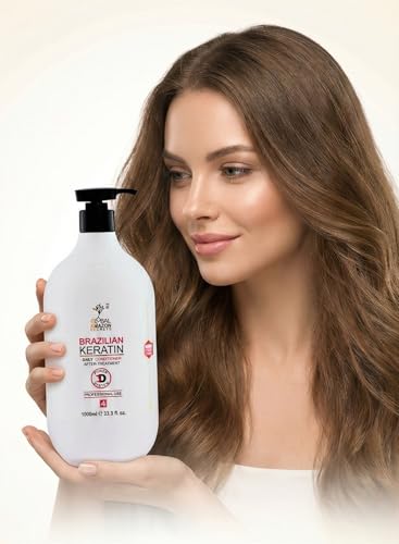 Image of Brazilian Keratin Natural Conditioner For All Hair Types 1000Ml | Sulphate Free | For Dry And Damaged Hairs, (1 Big Brazilian conditioner)