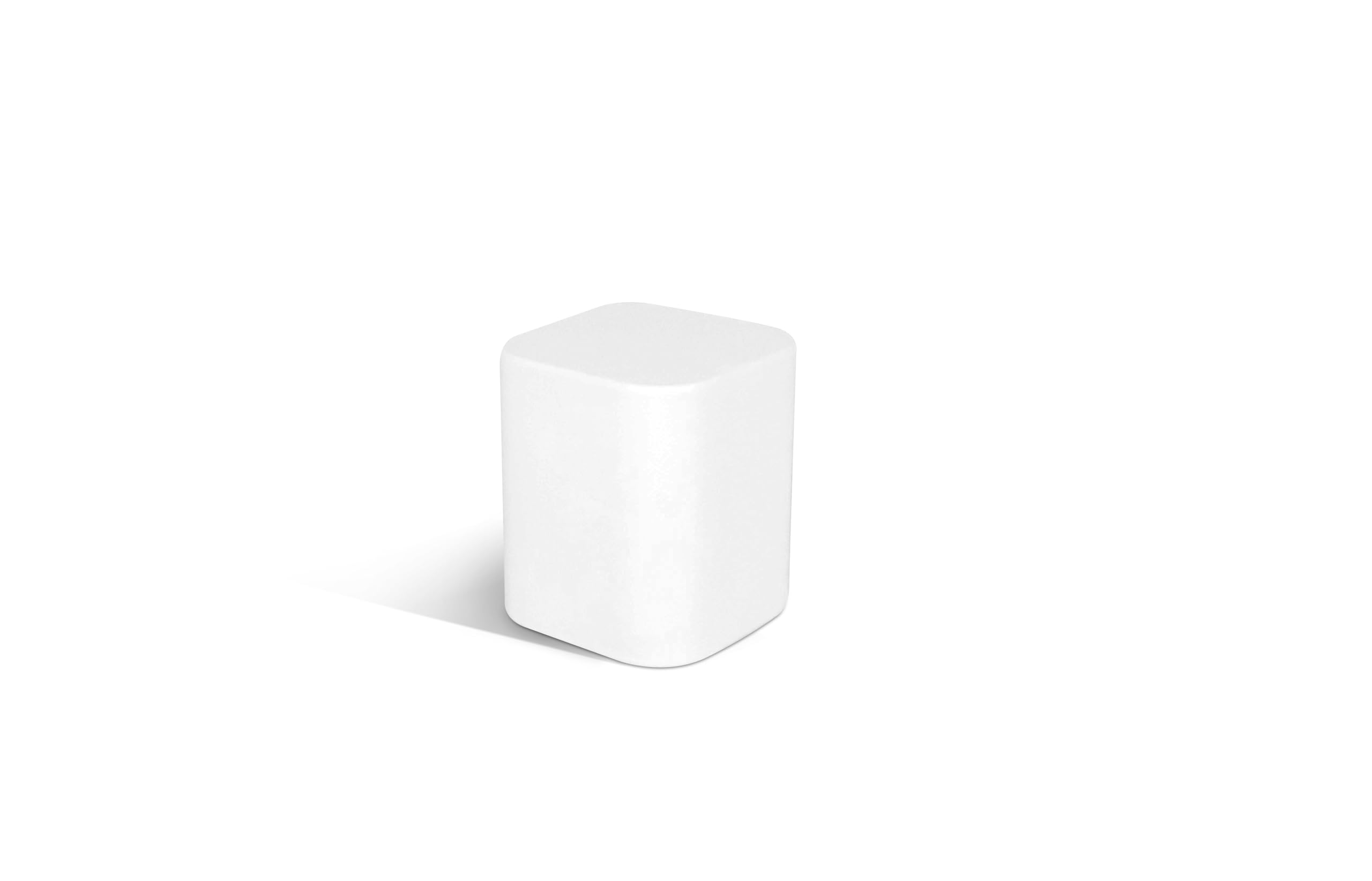 Colonna quadrata supporto piedistallo per sweet table espositore plastica cm 30x30x35 h MADE IN ITALY