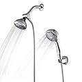 AMAZING FORCE Shower Heads with Handheld Spray Combo, High Pressure Handheld Showerhead with 7 Spray Setting, 2 in 1 Shower Head Stainless Steel Shower Hose, 1.8 GPM