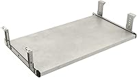 Vista 17 de FRMSAET Accesorios para Muebles Productos de Oficina Conjuntos de Hardware 20/24/30 pulgadas Bandeja para Teclado Soporte de Madera para Debajo